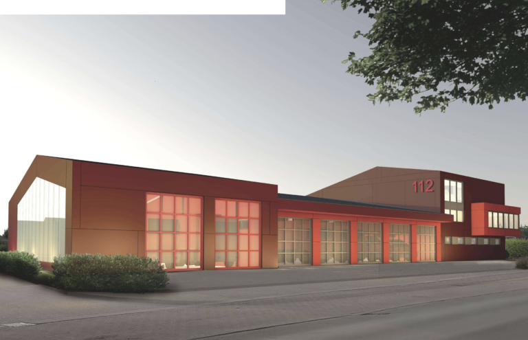 Unsere Stellungnahme zur Gestaltung des Giebels der neuen Fahrzeughalle für die Feuerwehr: