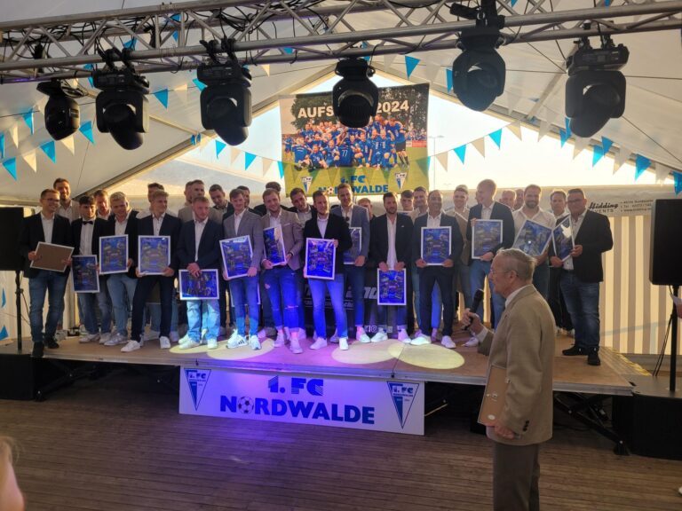 Der 1. FC Nordwalde ist in die Bezirksliga aufgestiegen!!!