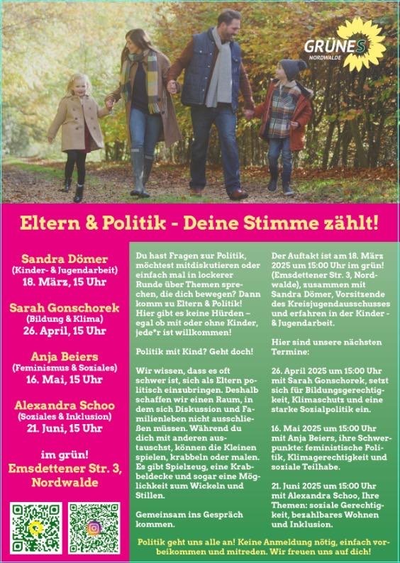 Veranstaltungsreihe: Eltern & Politik